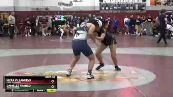 150 lbs Round 3 - Myra Villanueva, Faith Lutheran vs Danielle Franco, Shadow Ridge