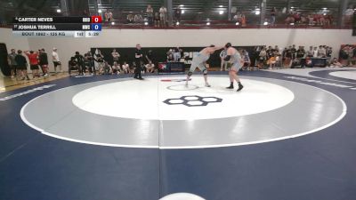 125 kg 7th Place Match - Carter Neves, Ohio vs Joshua Terrill, Michigan Wrestling Club