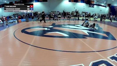 150 lbs Champ. Round 2 - Branagan Egger, Reel Wrestling Club vs Luis Malave, NOVA Wrestling Club