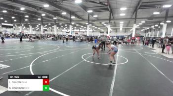 109 lbs 5th Place - Luisa Gonzalez, Live Training vs Allie Goodman, Funk Nasty