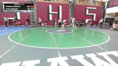 150 lbs Consi Of 8 #1 - Eabhan Ambrose, Nashoba vs Paul Sheehan, Marshfield