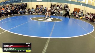 120 lbs Quarters & Wb (16 Team) - Joshua Kite, Mishawaka vs Oscar Garcia, Franklin Community