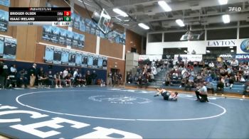 132 lbs Isaac Ireland, Layton vs Bridger Olsen, Syracuse