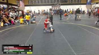 56 lbs Cons. Semi - Luca Perino, Eastside Youth Wrestling vs Henry Brookshire-Mann, Gaston Grizzlies