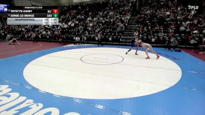 3A 113 lbs Quarterfinal - Jorge (jj) Munoz, Carbon vs Trystyn Ashby, Delta