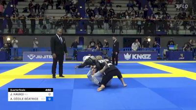 AUR LIE C CILE B ATRICE FORTIN vs JUDIT HAVASI 2023 European Jiu Jitsu IBJJF Championship