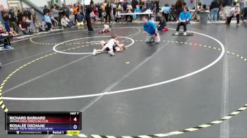 43 lbs Semifinal - Rosalee Dschaak, Valdez Youth Wrestling Club Inc. vs Richard Barnard, Anchor Kings Wrestling Club