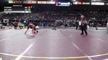 126 lbs Cons. Round 3 - JT Cutler, Soda Springs vs Jett Hone, Blackfoot