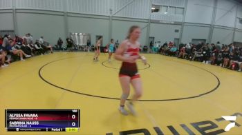 180 lbs Semis & 3rd Wb (16 Team) - Alyssa Favara, Pennsylvania Blue vs Sabrina Nauss, Michigan Blue