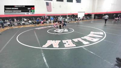 120 lbs Champ. Round 1 - Jeremiah Newsome, Belleville (EAST) vs Colin Abordo, HUNTLEY