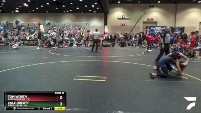 112 lbs Round 4 (6 Team) - Cole Orcutt, Pitbulls Elite vs Tom Worth, Ragin Raisins WC