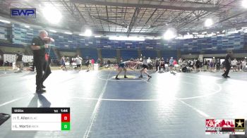 120 lbs Round Of 32 - Teegan Allen, Black Fox Wrestling Academy vs Layne Martin, Michigan Premier WC