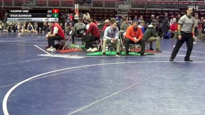 1A-132 lbs Semifinal - Cooper Hinz, Jesup vs Ryan Bahnson, West Lyon