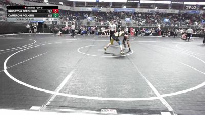 110 lbs Consi Of 8 #2 - Kingston Ferguson, Fulton Hornets Wrestling vs Cameron Polking, Ggb