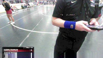 132 lbs Champ. Round 1 - Chaylin Roloson, Sayre vs Natalee Woodard, Auburn HS