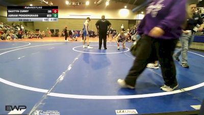 144 lbs Rr Rnd 1 - Daxtyn Curry, Eagles Wrestling Academy vs Abram Pendergrass, Mighty Bluebirds