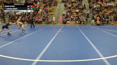 85 lbs Cons. Round 2 - Landon Kratt, Summit Wrestling Academy vs Eddie Rypka, OWATONNA WRESTLING ACADEMY
