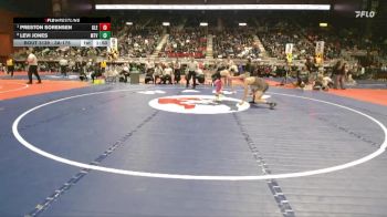 3A-175 lbs Quarterfinal - Preston Sorensen, Glenrock vs Levi Jones, Mountain View