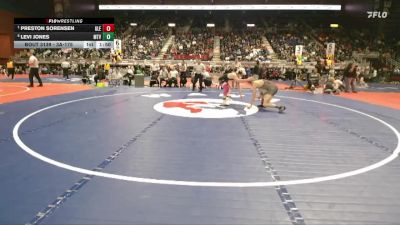 3A-175 lbs Quarterfinal - Preston Sorensen, Glenrock vs Levi Jones, Mountain View