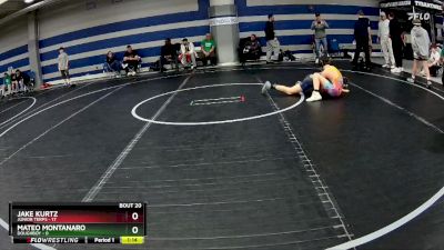 88 lbs Round 5 (8 Team) - Mateo Montanaro, Doughboy vs Jake Kurtz, Junior Terps