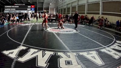 120 lbs Cons. Round 3 - Conner Holman, Utah vs Aaron Goss, Ruby Mountain Wrestling Club