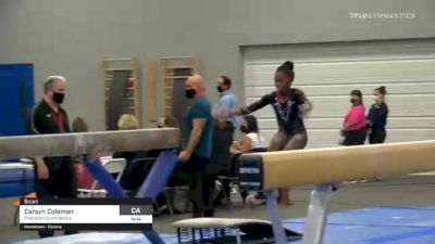 Carsyn Coleman - Beam, Precision Gymnastics - 2021 American Classic and Hopes Classic