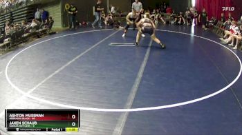120 lbs Round 2 (6 Team) - Ashton Mussman, Nebraska Black vs Jaxen Schaub, Kansas Rattlers