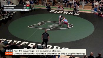 157 lbs Placement Matches (8 Team) - Weston Bierema, Bon Homme/Avon vs CONNER GIEDD, Canton