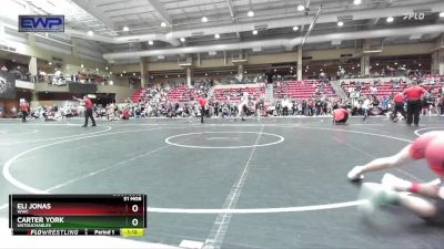 110 lbs Cons. Round 4 - Eli Jonas, WWC vs Carter York, Untouchables