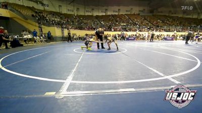 80 lbs Semifinal - Luke Gonzales, Randall Youth Wrestling Club vs Cason Rigdon, Piedmont