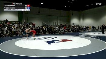 61 lbs Champ. Round 4 - Kyler Larkin, Valiant vs Tegan Sherk, Pinnacle Wrestling Club