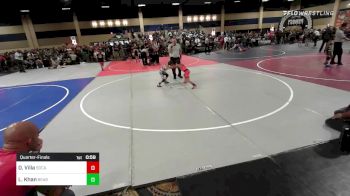 54 lbs Quarterfinal - Diego Villa, SoCal Grappling Club vs Landon Khan, Bear Cave WC