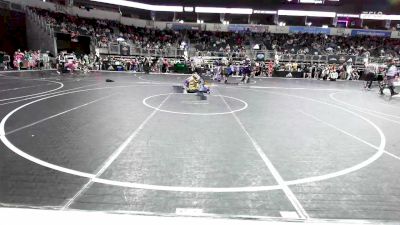 53 lbs Quarterfinal - Sawyer Amfahr, Jesup Mat Club vs Gunner Seckinger, Mighty Warrior Wr Ac