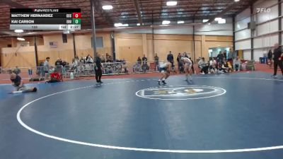 133 lbs Round 3 (6 Team) - Kai Carson, Eastern Oregon University (OR) vs Matthew Hernandez, Clackamas Community College