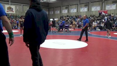 145 lbs Consi Of 32 #2 - Sefton Strickland, San Luis Obispo vs Issac Lopez, Buhach Colony