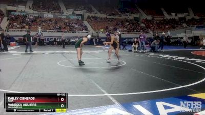 D1-132 lbs Semifinal - Vanessa Aguirre, Youngker HS vs Kailey Cisneros, Mesa