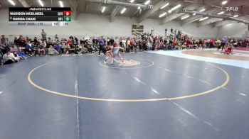 110 lbs Cons. Round 6 - Madison McElmeel, Severance vs Karisa Craig, Rifle