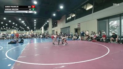 144 lbs Round 1 (32 Team) - Jordan Weltzin, Alabama Elite Gold vs James Franklin, North Shelby Regulators Red