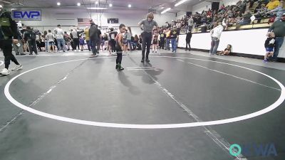 46 lbs Quarterfinal - Brody Lewis, Dark Cloud Wrestling Club vs Kingston Warrior, Wagoner Takedown Club