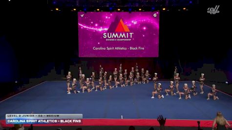 Carolina Spirit Athletics - Black Fins [2026 L2 Junior - D2 - Medium] 2026 The D2 Summit