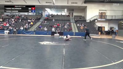 131 lbs Quarterfinal - Hania Halverson, Colorado Mesa University vs Piper Cadden, Chadron