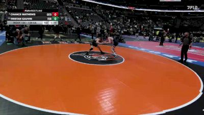 138-5A Quarterfinal - Tristan Gauvin, Fossil Ridge High School vs Chance Mathews, Cherokee Trail