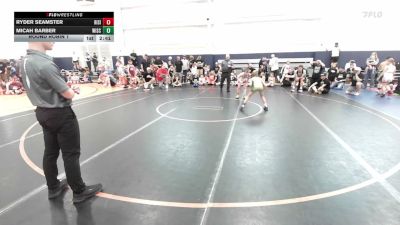 76 lbs Round Robin 1 - Ryder Seamster, Rising Kingz - YTH vs Micah Barber, Wisco Boyz - YTH