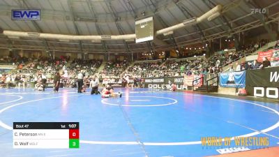 110 lbs Round Of 16 - Colton Peterson, MN Elite vs Denver Wolf, Wolfpak Wrestling