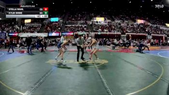 G - 125 lbs Cons. Semi - Stella Wahl, Cut Bank Girls vs Kylie Shine, Glacier (Kalispell) Girls