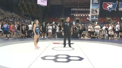 110 lbs Quarters - Sarissa Tucker, Virginia vs Summer Mutschler, Maryland