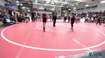 76 lbs Rr Rnd 1 - Faith Ford, Locust Grove Youth Wrestling vs Owen Schiltz, Verdigris Youth Wrestling