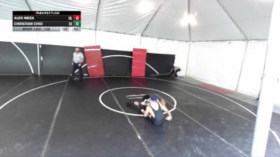 138 lbs Cons. Round 2 - Alex Meza, Silverado vs Christian Choi, Sherman Oaks