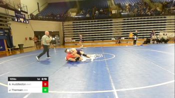 165 lbs Consi Of 4 - Andrew Huddleston, Unattached-Iowa State vs Jack Thomsen, Northern Iowa