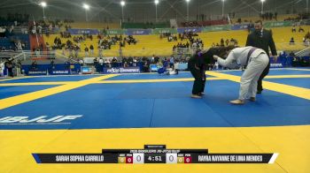 Rayra Nayanne De Lima Mendes vs Sarah Sophia Carrillo 2026 Brasileiro Jiu-Jitsu IBJJF